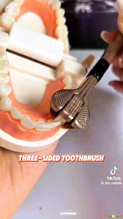 Broche a dent 3 têtes